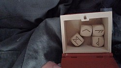 Wood Runes in a book