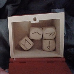 Wood Runes in a book