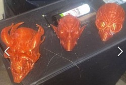 Rubber Demon and alien stress heads (you can squeeze them)